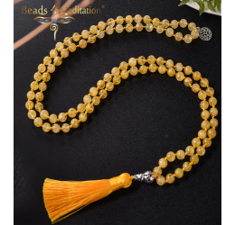 Guru Citrine Vedic Prayer bead