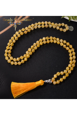 Guru Citrine Vedic Prayer bead