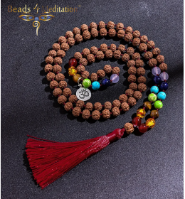 Rudraksha - 7 chakras Prayer bead