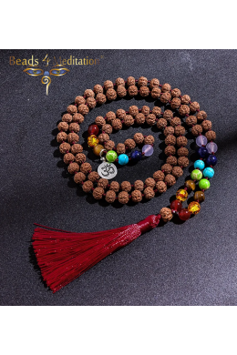 Rudraksha - 7 chakras Prayer bead