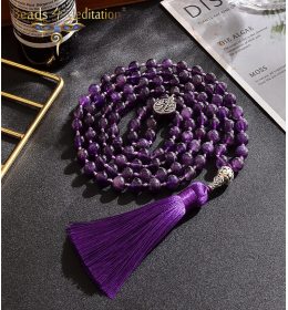 Amethyst Shani Vedic Prayer bead