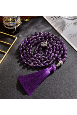 Amethyst Shani Vedic Prayer bead