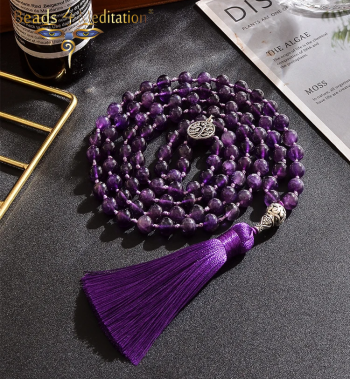 Amethyst Shani Vedic Prayer bead