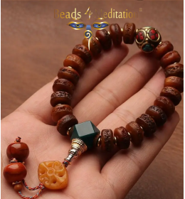 Yak Bone wrist Prayer bead